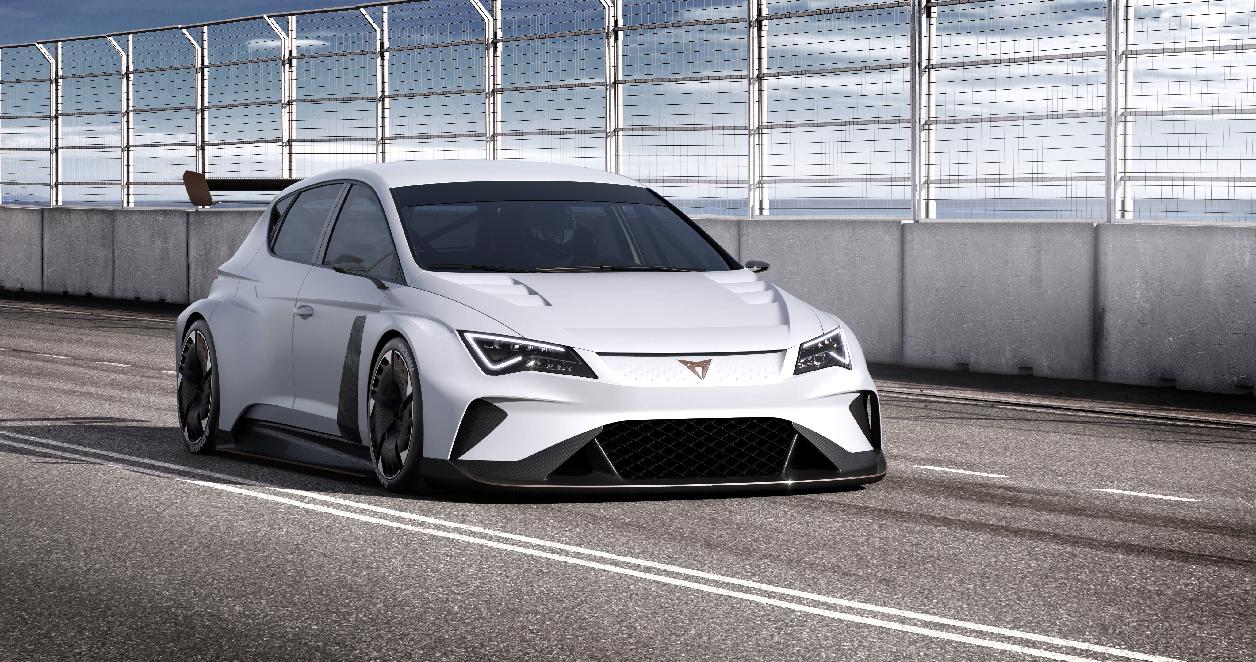 Cupra laat in Genve een 680 pk elektrische racer op basis van de Leon zien.