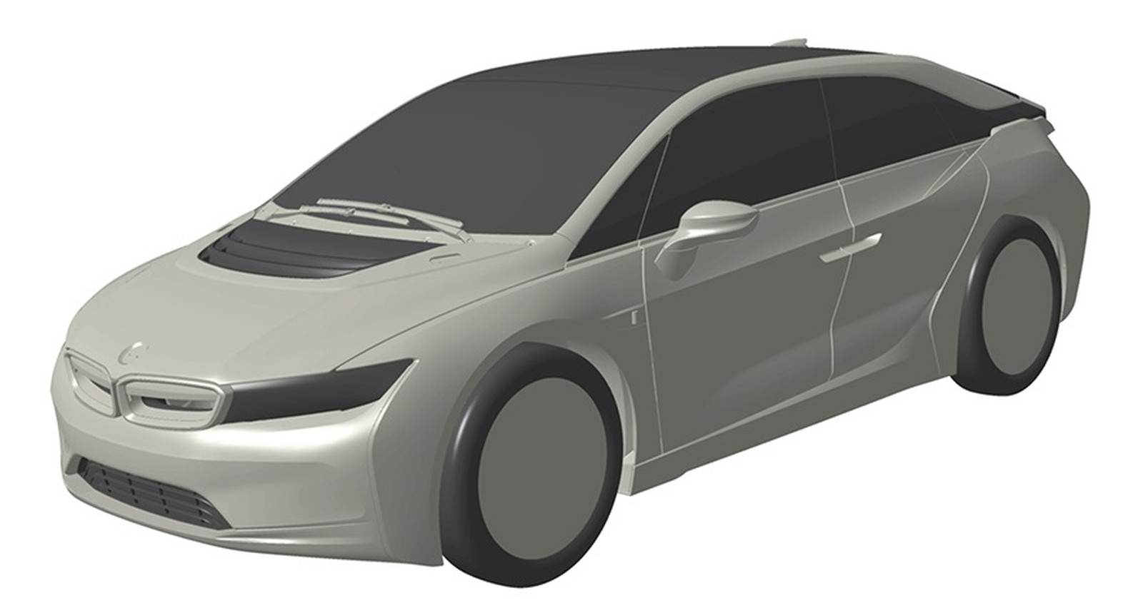 De BMW i5 patentschetsen zijn uitgelekt, zo ziet hij eruit. BMW is ook van plan 'gewone' BMW's volledig elektrisch te leveren.