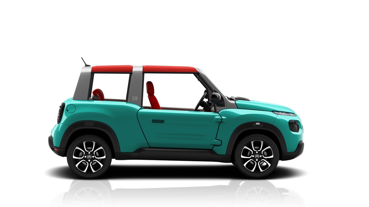 Citron laat Mehari herleven als E-Mehari en gebruikt daarvoor het design van de C4 Cactus en de elektromotor van Bollor.