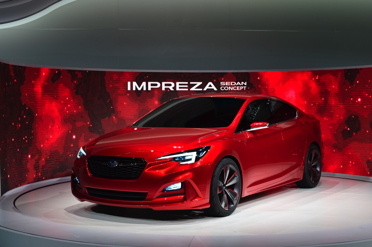 De Subaru Impreza Sedan concept laat zien hoe de Subaru-modellen van de toekomst er uit kunnen gaan zien.