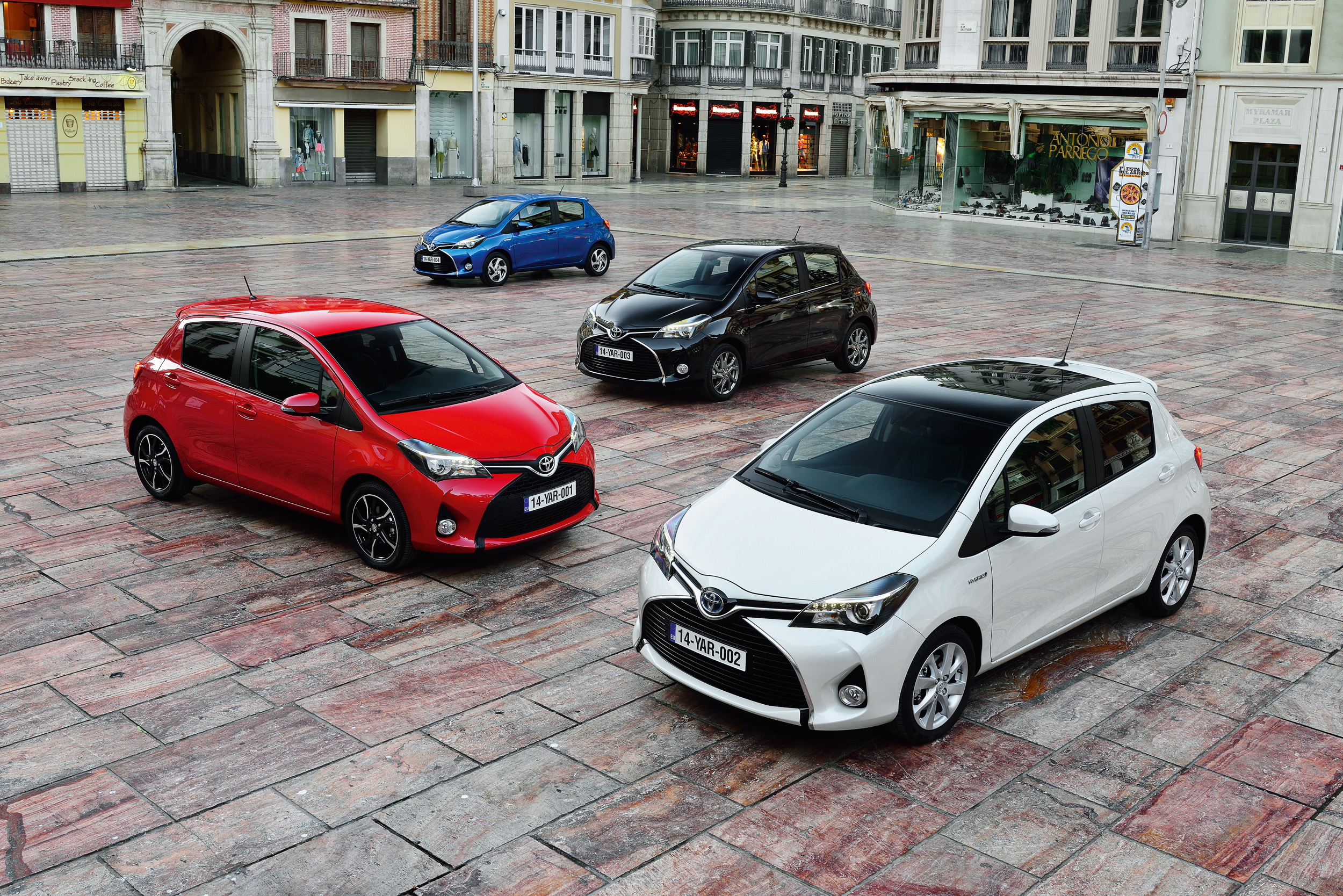 De Toyota Yaris is de best verkochte Toyota van Europa. CIrca 40% van de productie rolt van de band als hybrid.