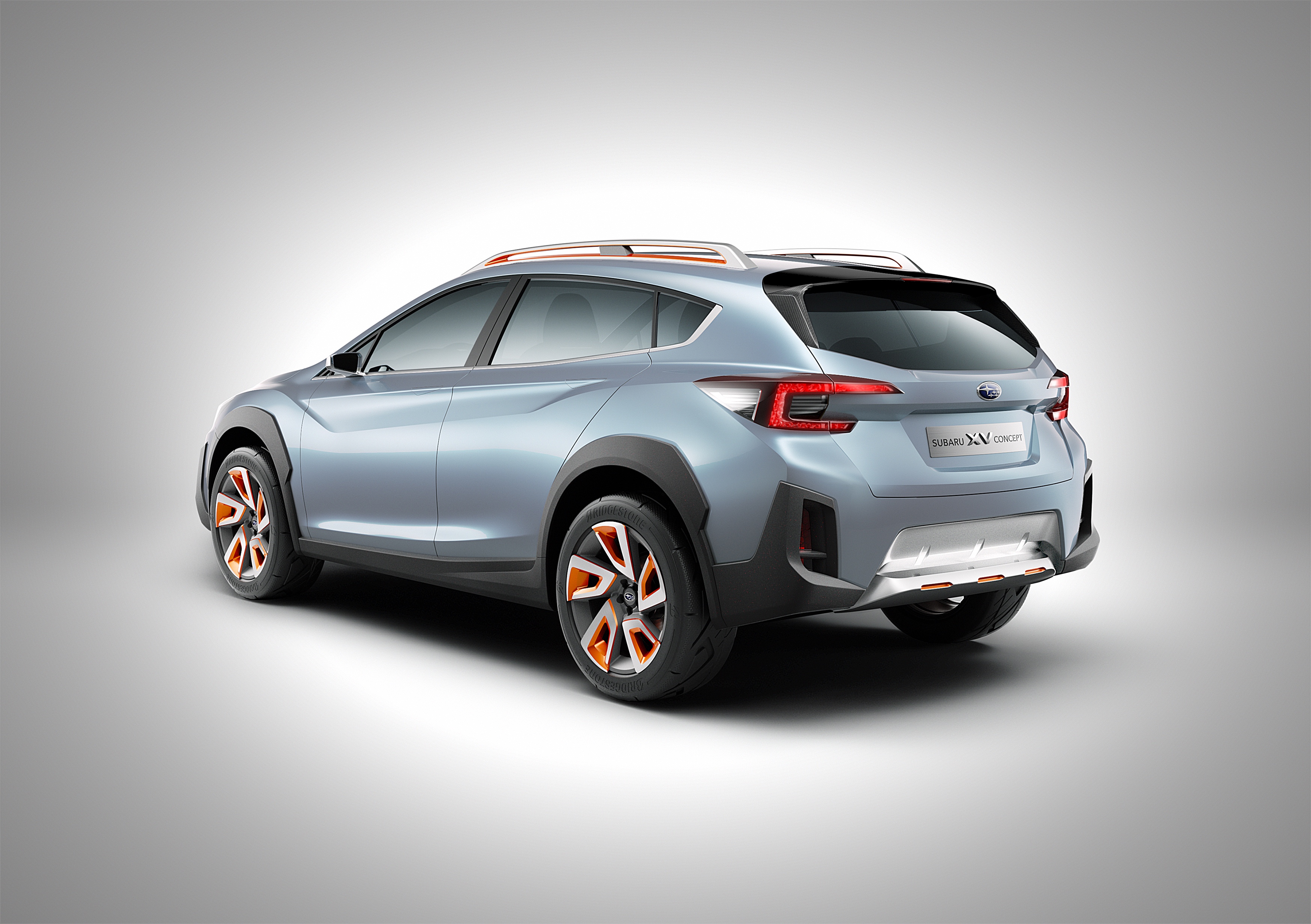 De nieuwe Subaru XV gaat er ongeveer zo uit zien. De Japanners presenteren het studiemodel op de Autosalon van Geneve 2016.