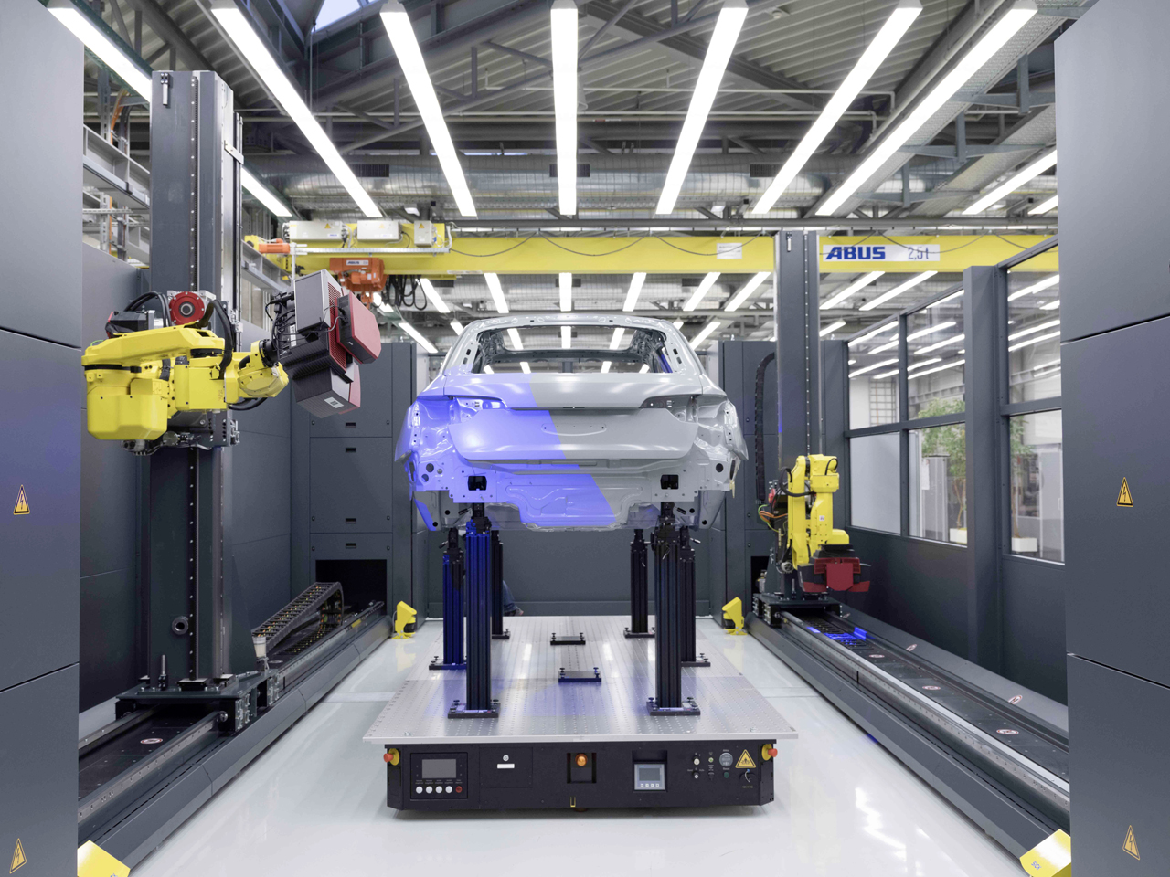 Audi zet niet hi-res optische sensoren in om de productkwaliteit te meten.