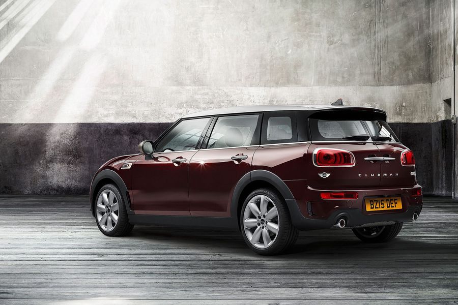 Dit is de nieuwe Mini Clubman 2015, zoals hij later dit jaar op de markt komt.