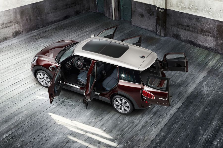 Dit is de nieuwe Mini Clubman 2015, zoals hij later dit jaar op de markt komt.