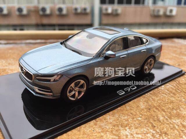 Dit is de nieuwe Volvo S90 op schaal. Het nieuwe vlaggenschip is gelekt als schaalmodel nog voor de onthulling van het productiemodel.
