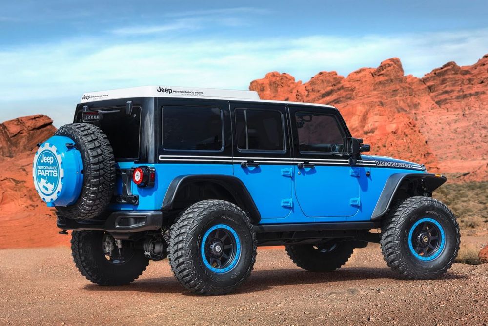 Ieder jaar presenteert Jeep ter gelegenheid van de Moab Easter Safari enkele conceptcars op basis van nieuwe en minder nieuwe Jeep-modellen. Dit zijn de autos van dit jaar!