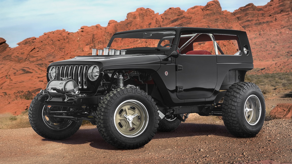 Ieder jaar presenteert Jeep ter gelegenheid van de Moab Easter Safari enkele conceptcars op basis van nieuwe en minder nieuwe Jeep-modellen. Dit zijn de autos van dit jaar!