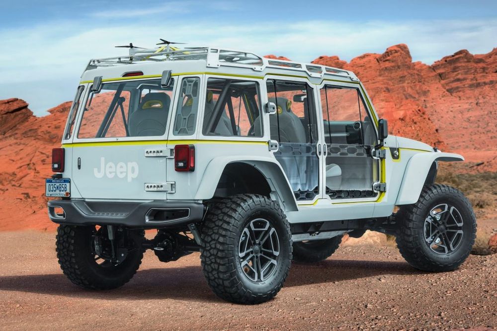 Ieder jaar presenteert Jeep ter gelegenheid van de Moab Easter Safari enkele conceptcars op basis van nieuwe en minder nieuwe Jeep-modellen. Dit zijn de autos van dit jaar!