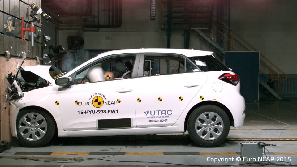 EuroNCAP crashtest Fiat Panda, Hyundai i20 en Skoda Superb bekend gemaakt. Het trio nieuwe modellen is op hun veiligheid getest.