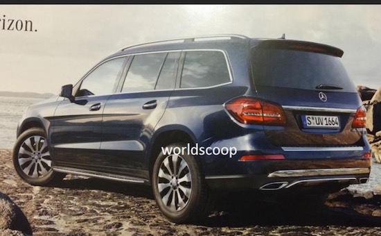 Scoop van nieuwe Mercedes GLS-Klasse X166. De eerste beelden tonen de facelift van de Mercedes-Benz GL-Klasse in vol ornaat.