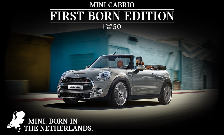 Mini viert de start van de nieuwe Mini Cabrio met de introductie van de First Born Edition.