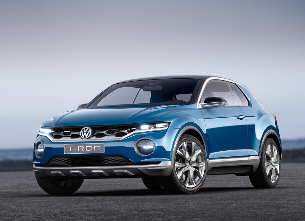 Volkswagen heeft een eerste impressie vrijgegeven van de productieversie van de T-Roc. De auto lijkt nog maar weinig op de conceptversie, helaas