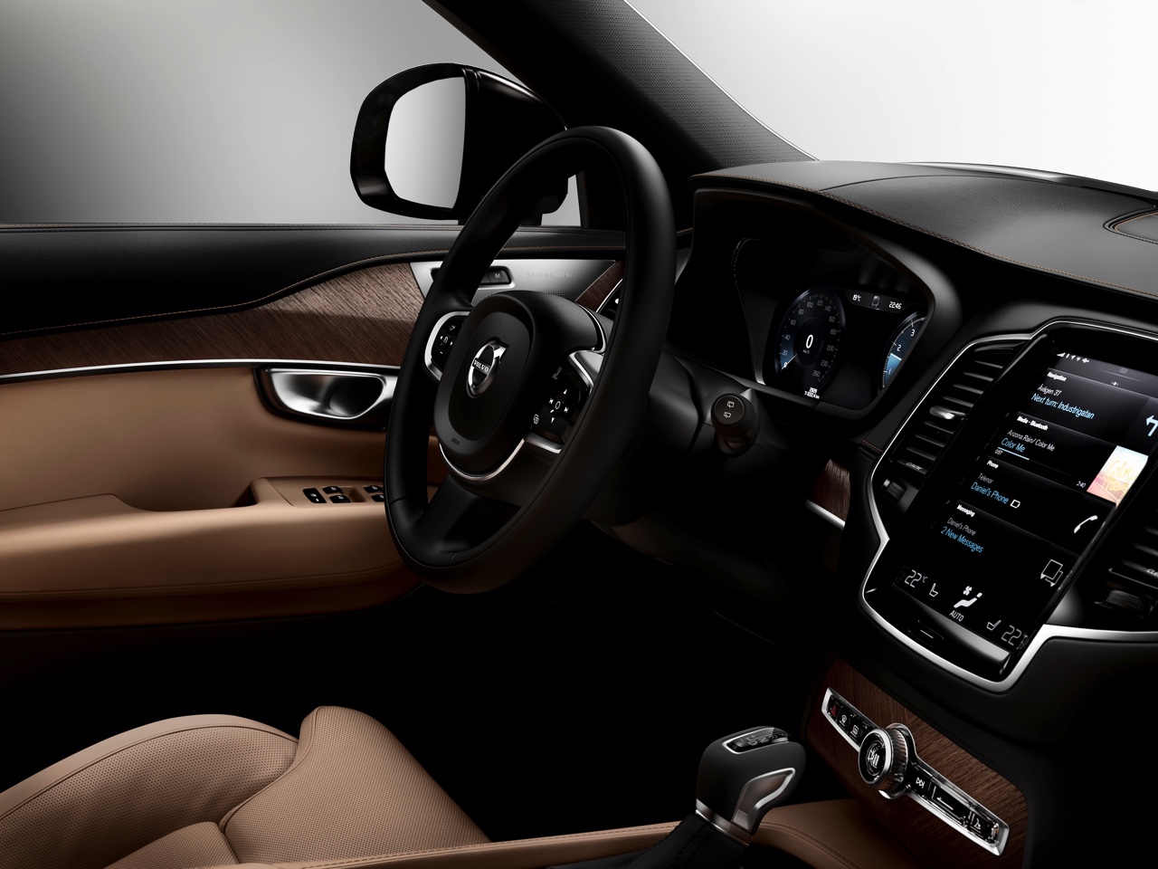 Eerste indruk nieuwe Volvo XC90 tijdens persintroductie in Barcelona met XC90 T8 Twin Engine.