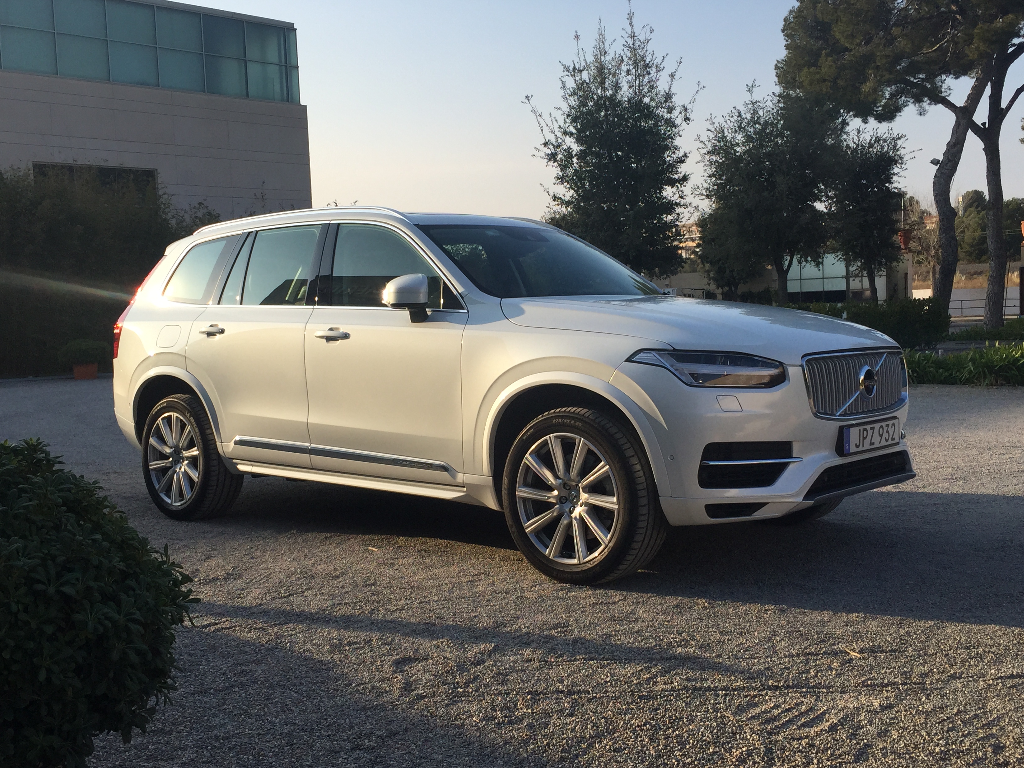 Eerste indruk nieuwe Volvo XC90 tijdens persintroductie in Barcelona met XC90 T8 Twin Engine.