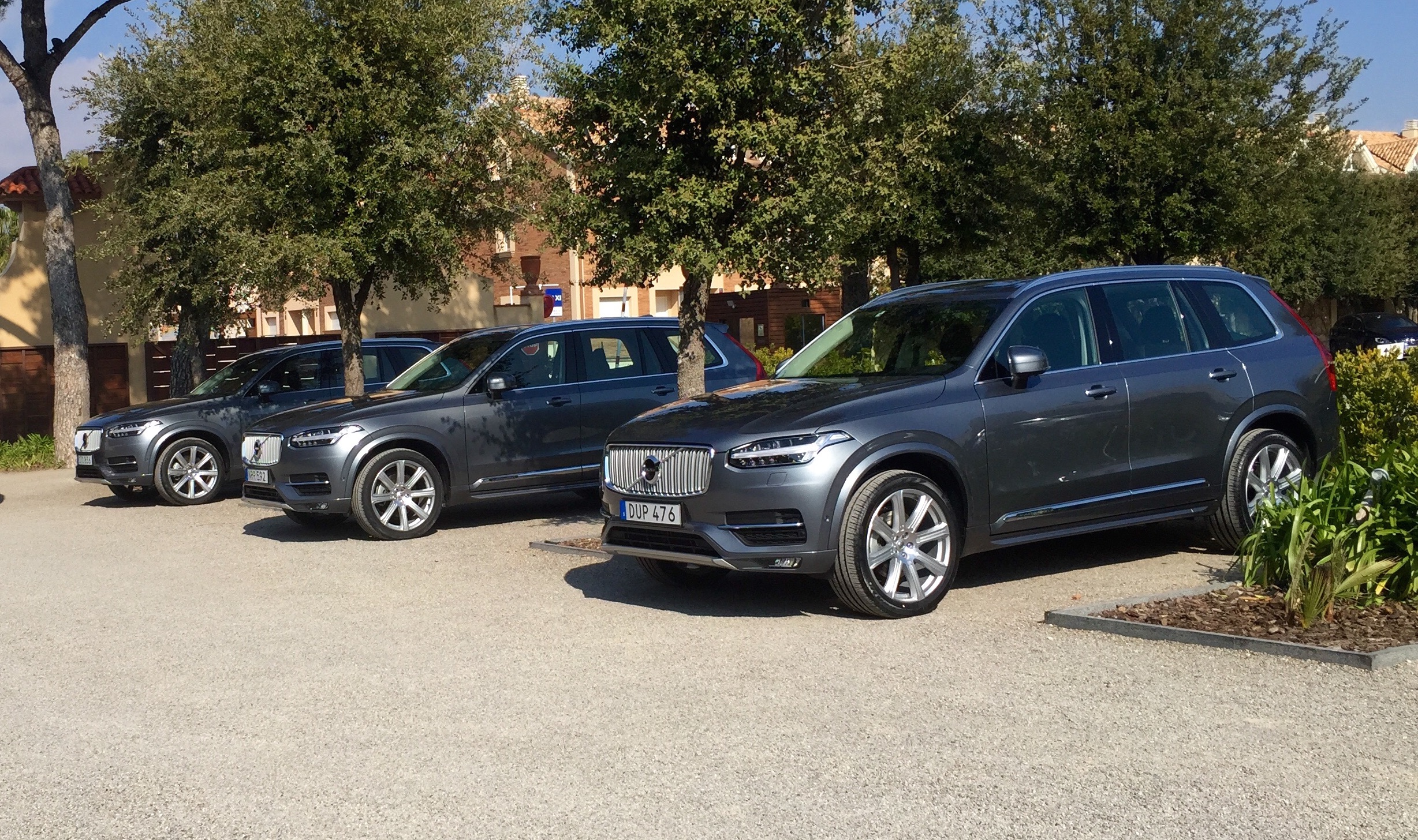 Eerste indruk nieuwe Volvo XC90 tijdens persintroductie in Barcelona met XC90 T8 Twin Engine.
