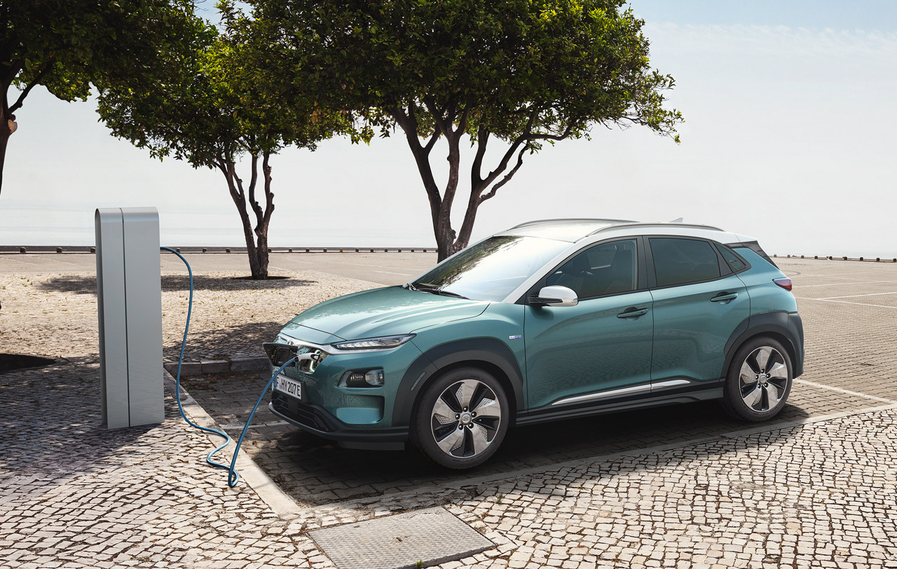 Hyundai lanceert de Kona Electric met een range van 470 kilometer.