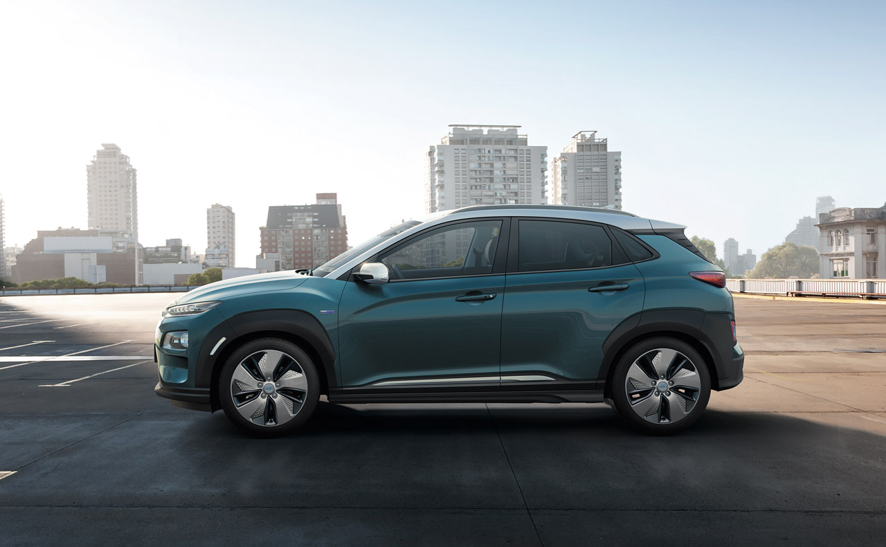 Hyundai lanceert de Kona Electric met een range van 470 kilometer.