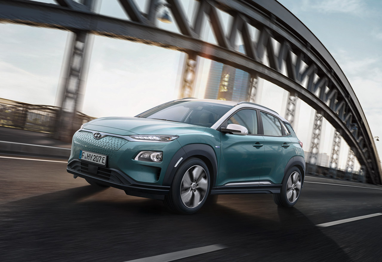Hyundai lanceert de Kona Electric met een range van 470 kilometer.