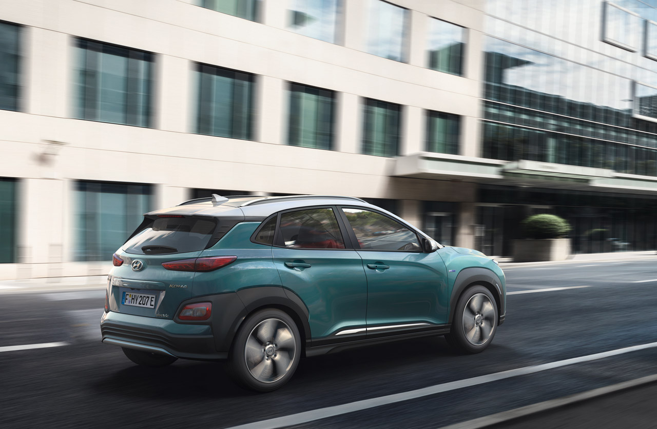 Hyundai lanceert de Kona Electric met een range van 470 kilometer.