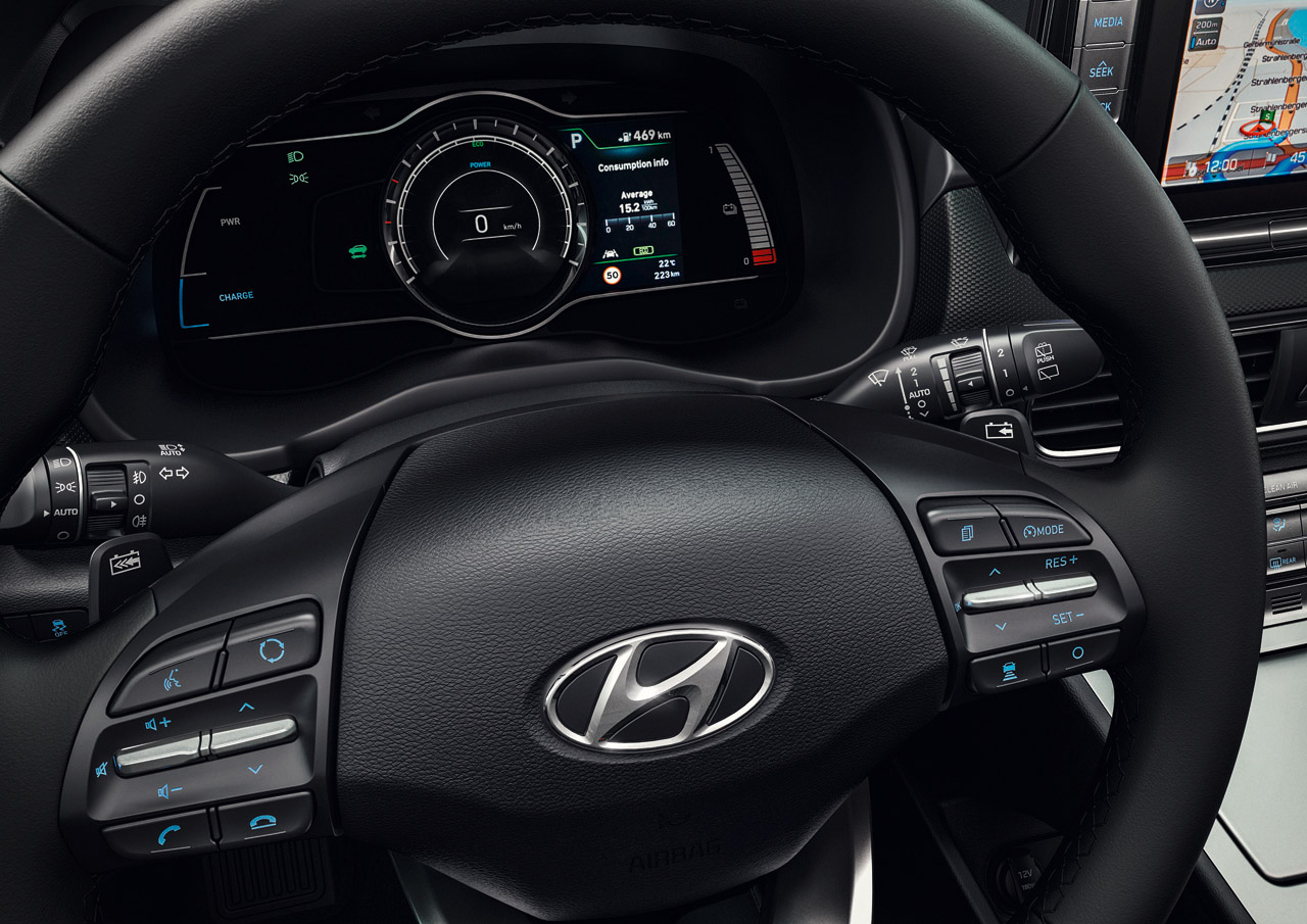 Hyundai lanceert de Kona Electric met een range van 470 kilometer.