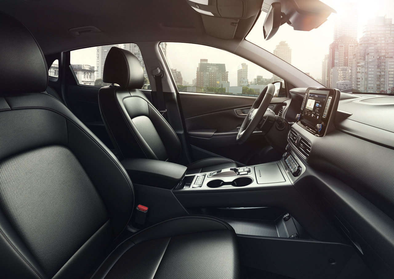 Hyundai lanceert de Kona Electric met een range van 470 kilometer.