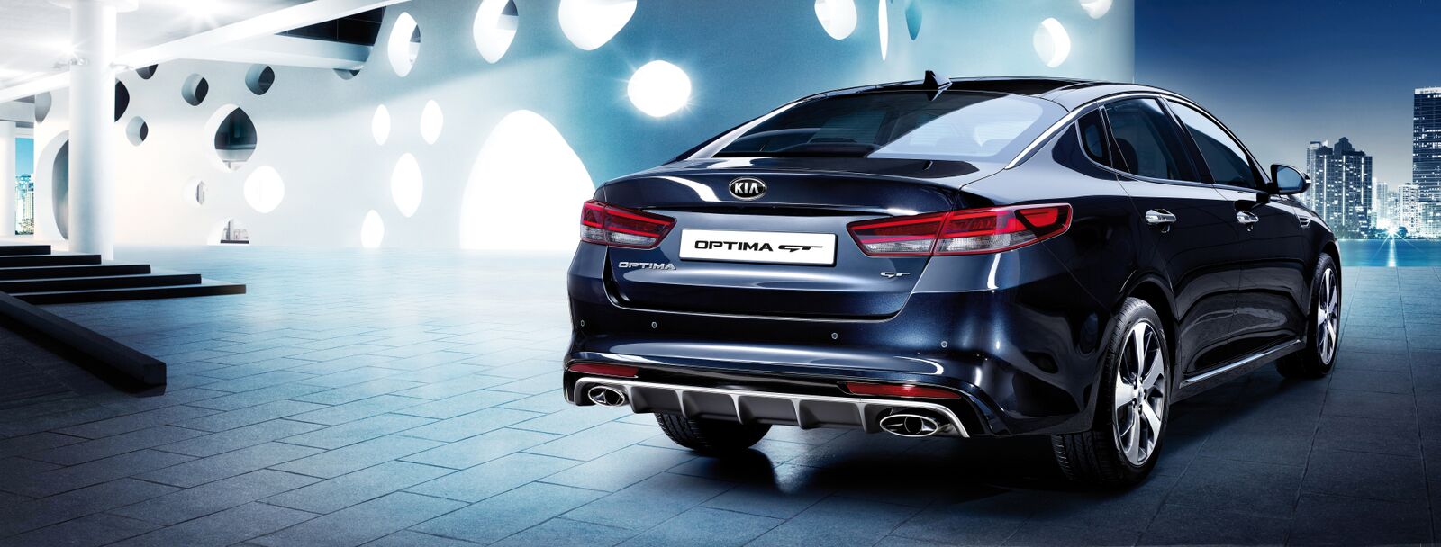 De Kia Optima GT als sportieve vlaggenschip is bijna klaar voor lancering in 2016.