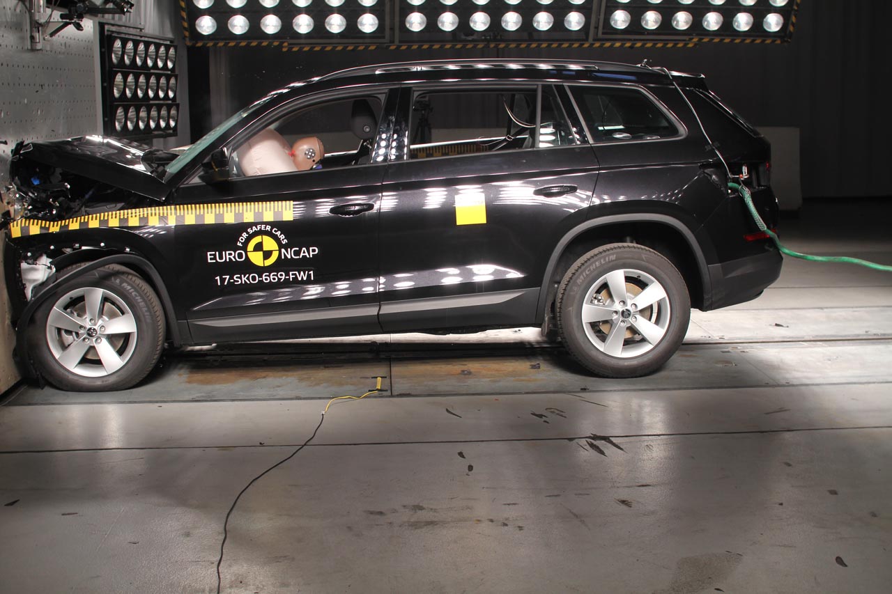 De Suzuki Swift, Skoda Kodiaq, Mini Countryman en Nissan Micra zijn door EuroNCAP op veiligheid getest.