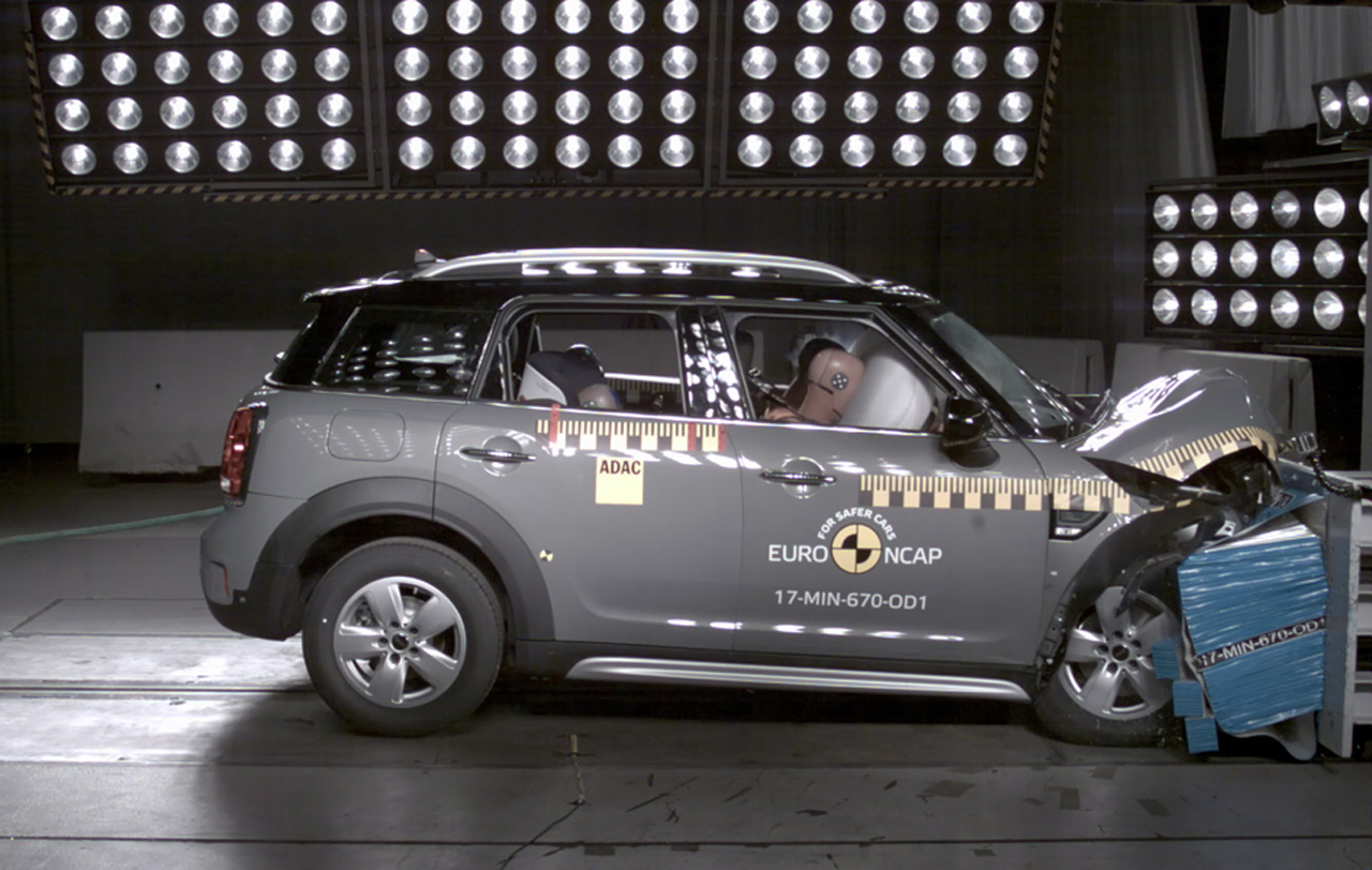 De Suzuki Swift, Skoda Kodiaq, Mini Countryman en Nissan Micra zijn door EuroNCAP op veiligheid getest.