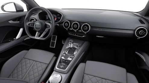 Nieuwe Audi TT met vernieuwd design, compleet nieuw interieur en langere wielbasis wordt in het najaar van 2014 leverbaar.