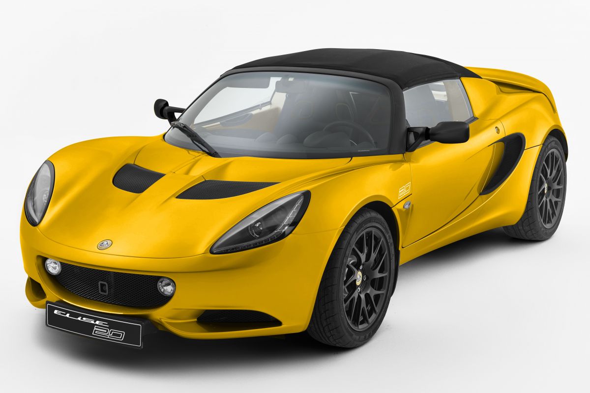 20th Anniversary Special Edition voor Lotus Elise om het twintig jarige bestaan van de sportauto te vieren.