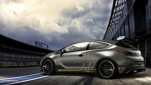 De Opel Astra OPC EXTREME is opmaat naar productieversie van extreme Astra en wordt onthuld op Autosalon van Genve 2014.