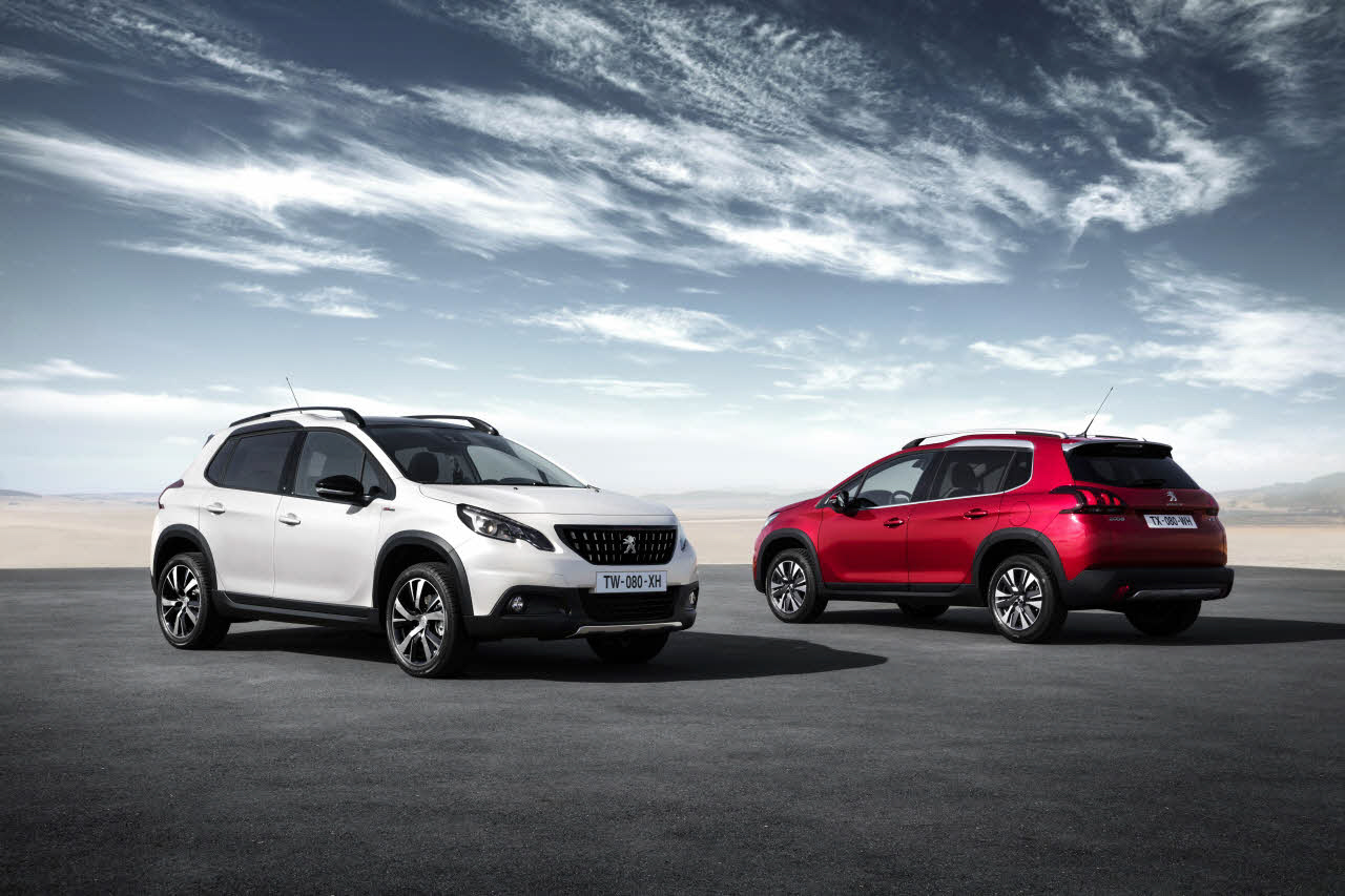 Het nieuwe gezicht van de Peugeot 2008 geeft samen met de GT Line vorm aan de facelift die Peugeot voor de SUV in gedachten heeft.