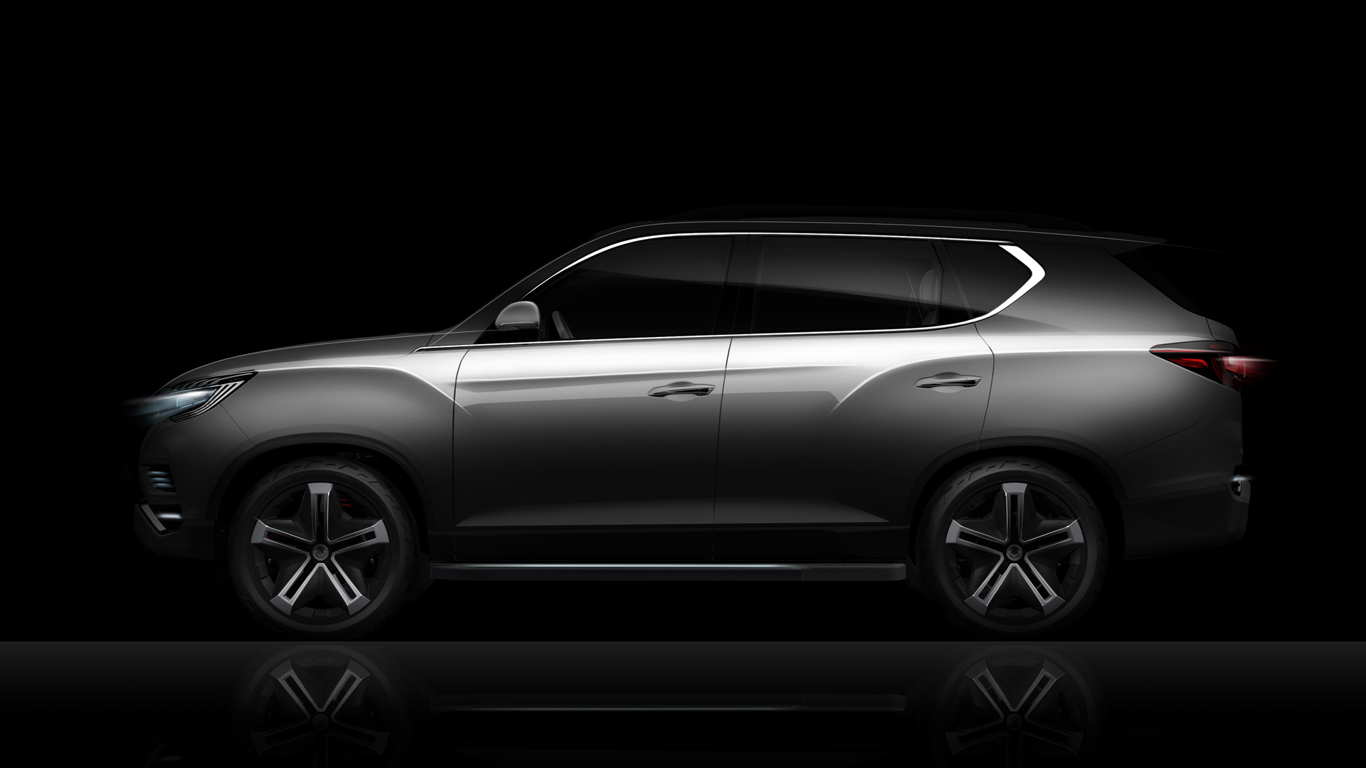 Ssangyong geeft de LIV-1 conceptcar een facelift. De auto heet nu LIV-2 en is een voobode voor de nieuwe Rexton.