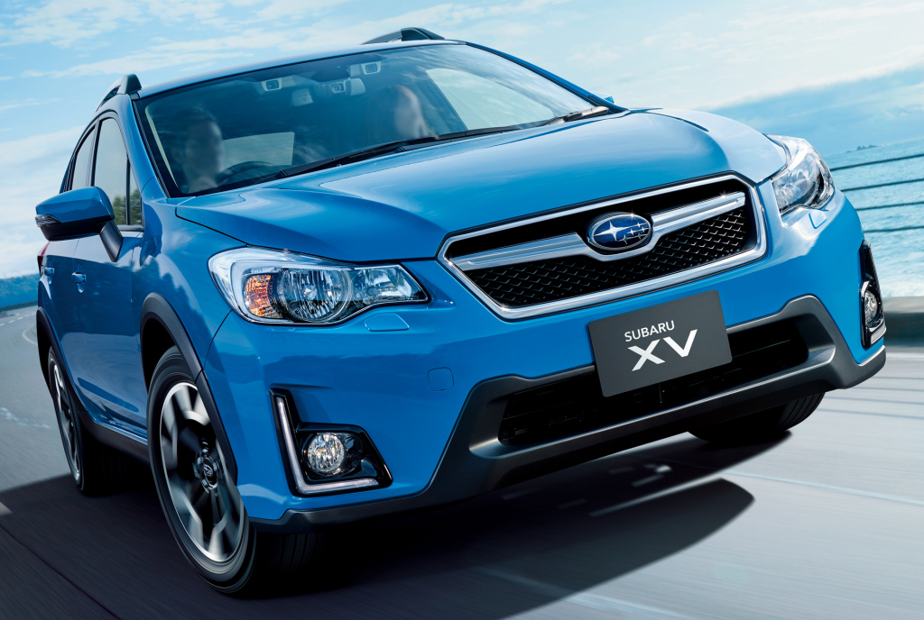 Subaru presenteert facelift Subaru Forester en XV op Autosalon Brussel 2016.