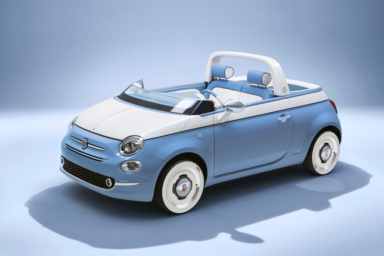 Fiat brengt een 500C Spiaggina als hommage aan de 500 Jolly. Pininfarina gaat daarin nog een stuk verder.
