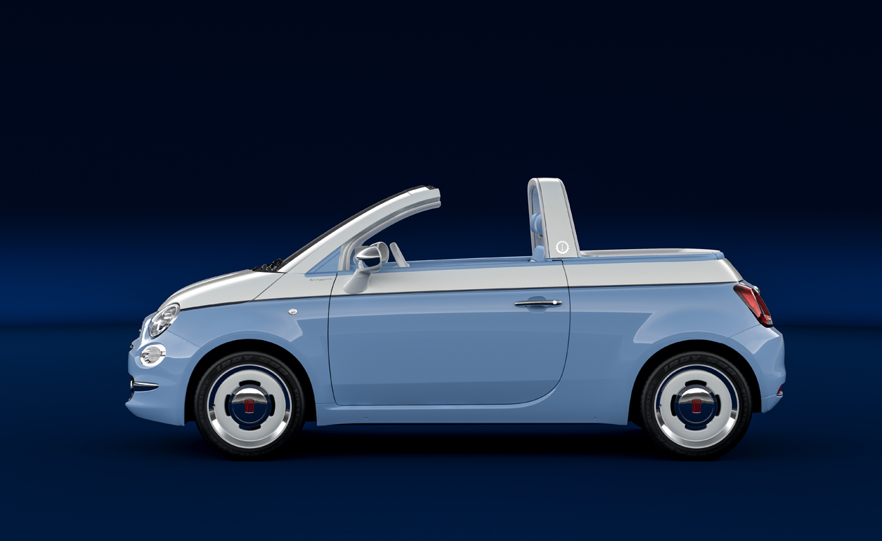 Fiat brengt een 500C Spiaggina als hommage aan de 500 Jolly. Pininfarina gaat daarin nog een stuk verder.