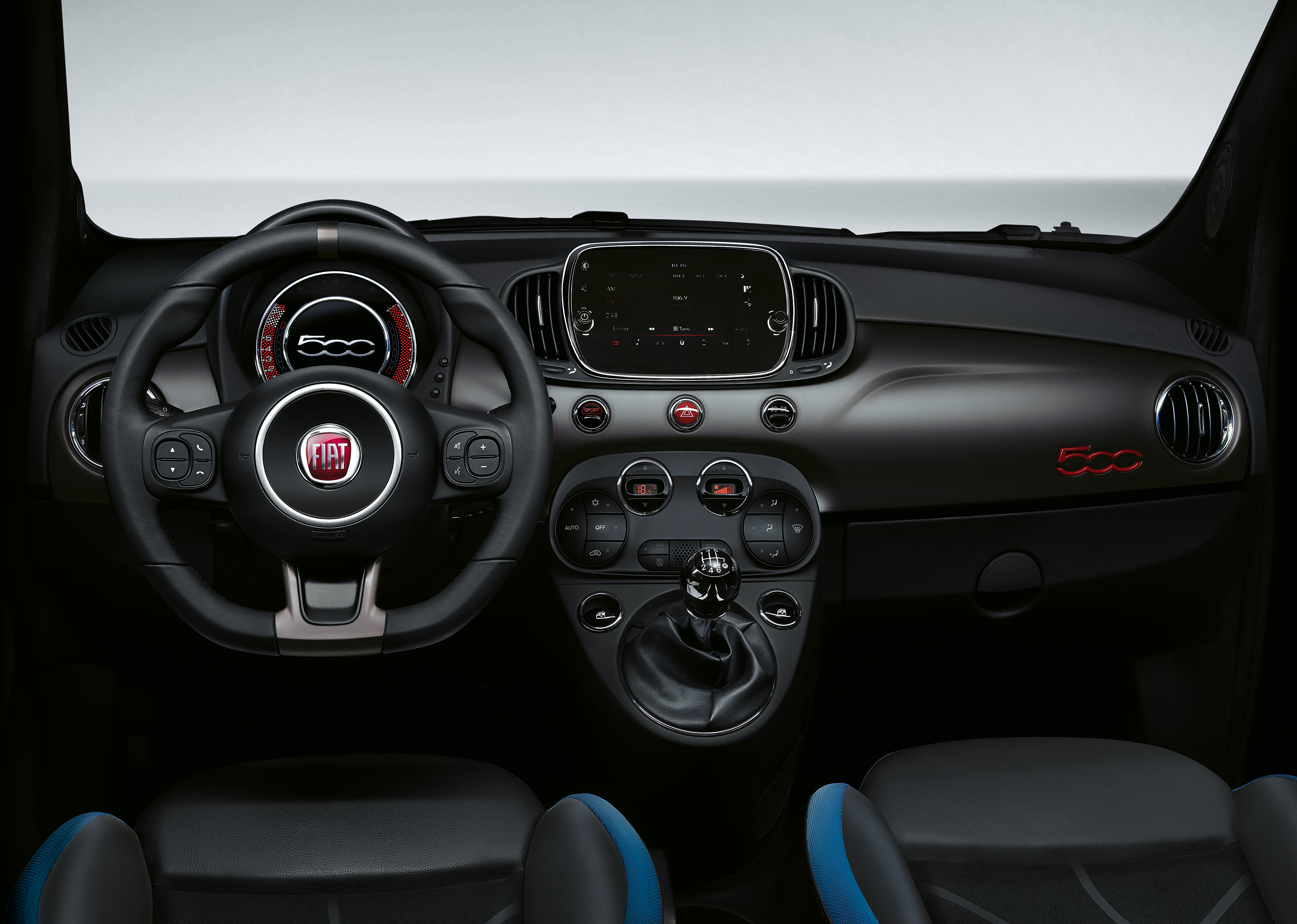 Facelift voor Fiat 500S tijdens de Autosalon van Geneve. De sportief getinte 500S wordt vanaf juli 2016 gentroduceerd.
