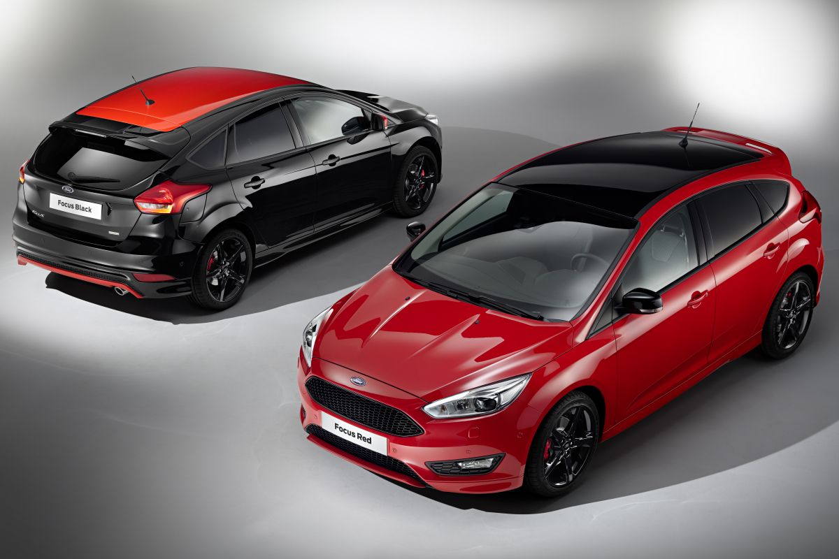 Ford levert de Focus toch als Red & Black Edition, op basis van de Trend Edition met 1.5 EcoBoost turbomotor.