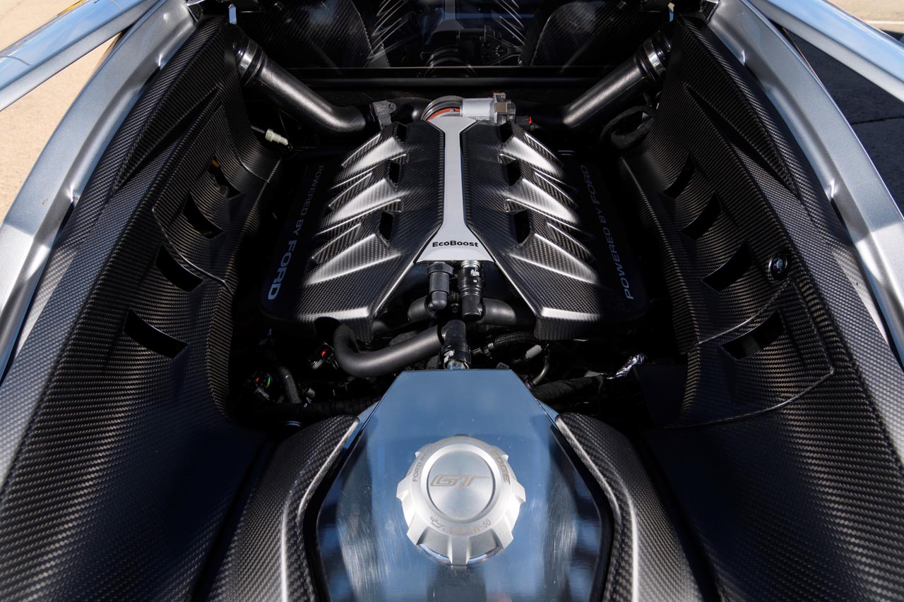 Ford overlaadt de nieuwe GT met niet eerder gebruikte technologie die over enige tijd ook op normale Ford-modellen te vinden zal zijn.