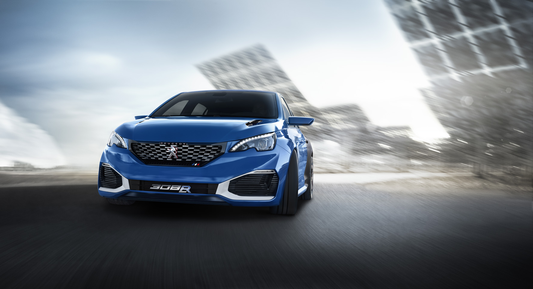 De ultieme Peugeot 308 is geen GT of GTi maar een 308 R HYbrid met 500 pk en 730 Nm, vierwielaandrijving en plug-in hybride techniek!