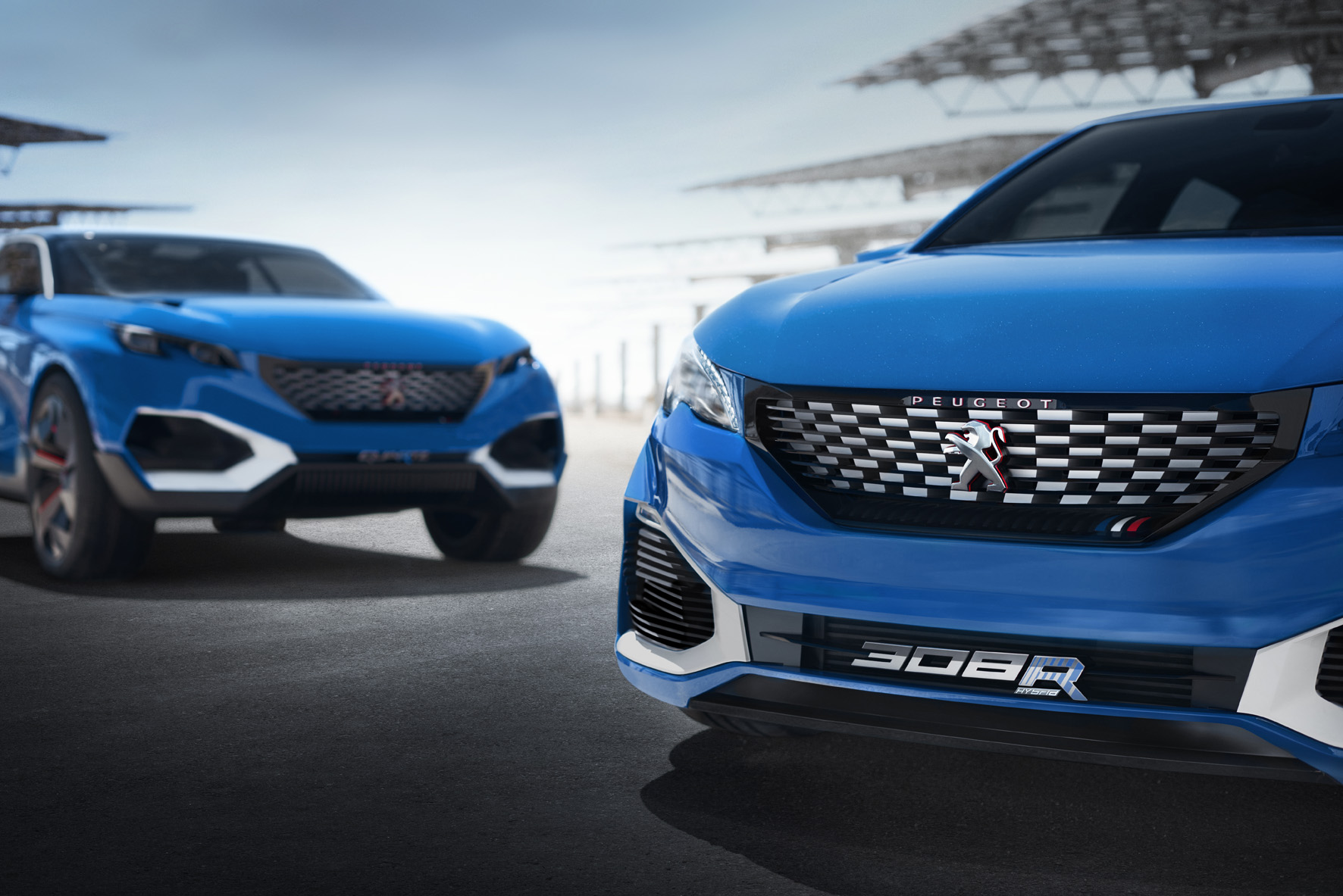 De ultieme Peugeot 308 is geen GT of GTi maar een 308 R HYbrid met 500 pk en 730 Nm, vierwielaandrijving en plug-in hybride techniek!
