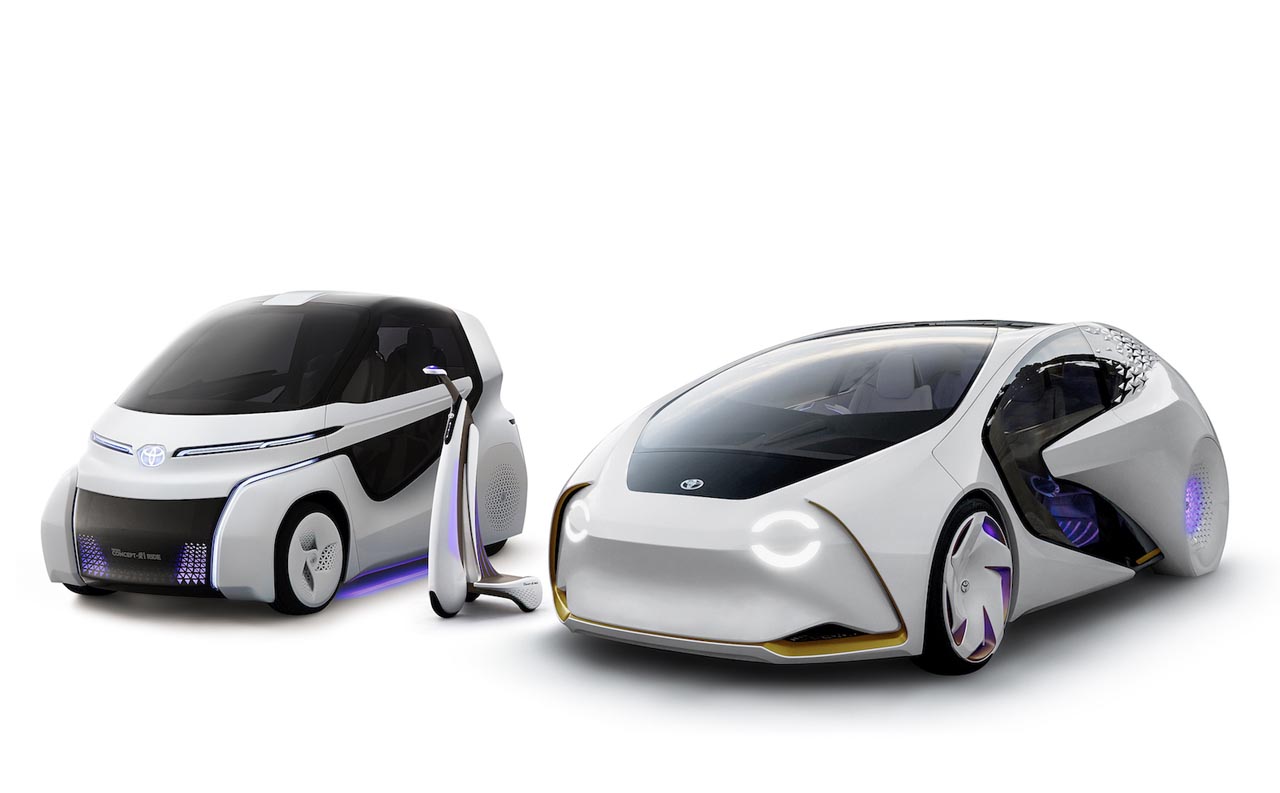 Toyota brengt in Tokyo de i-Ride en i-Walk conceptstudies.