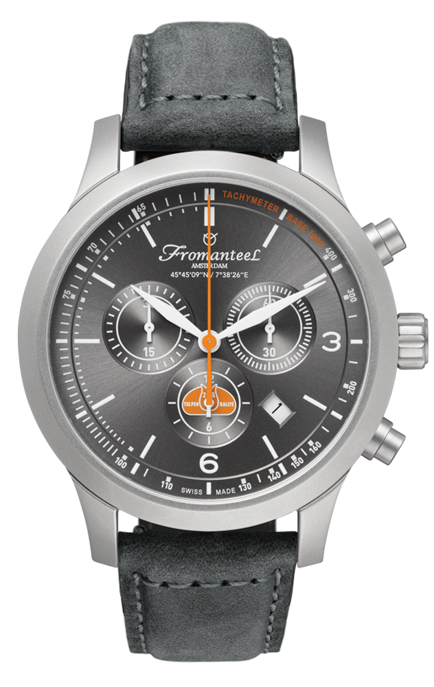 Fromanteel Watches brengt als Partner van de Tulpenrallye 2016 de Tulip 63 Chrono als exclusief horloge uit.