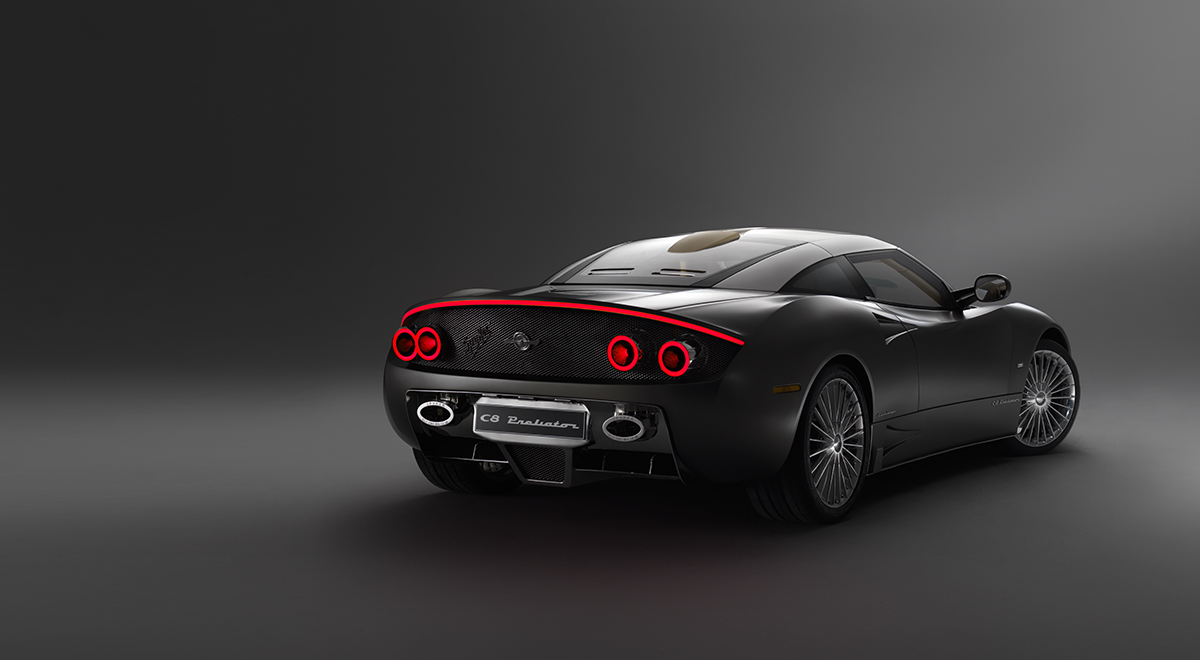 Spyker C8 Preliator met 525 pk naar de Autosalon van Geneve 2016.