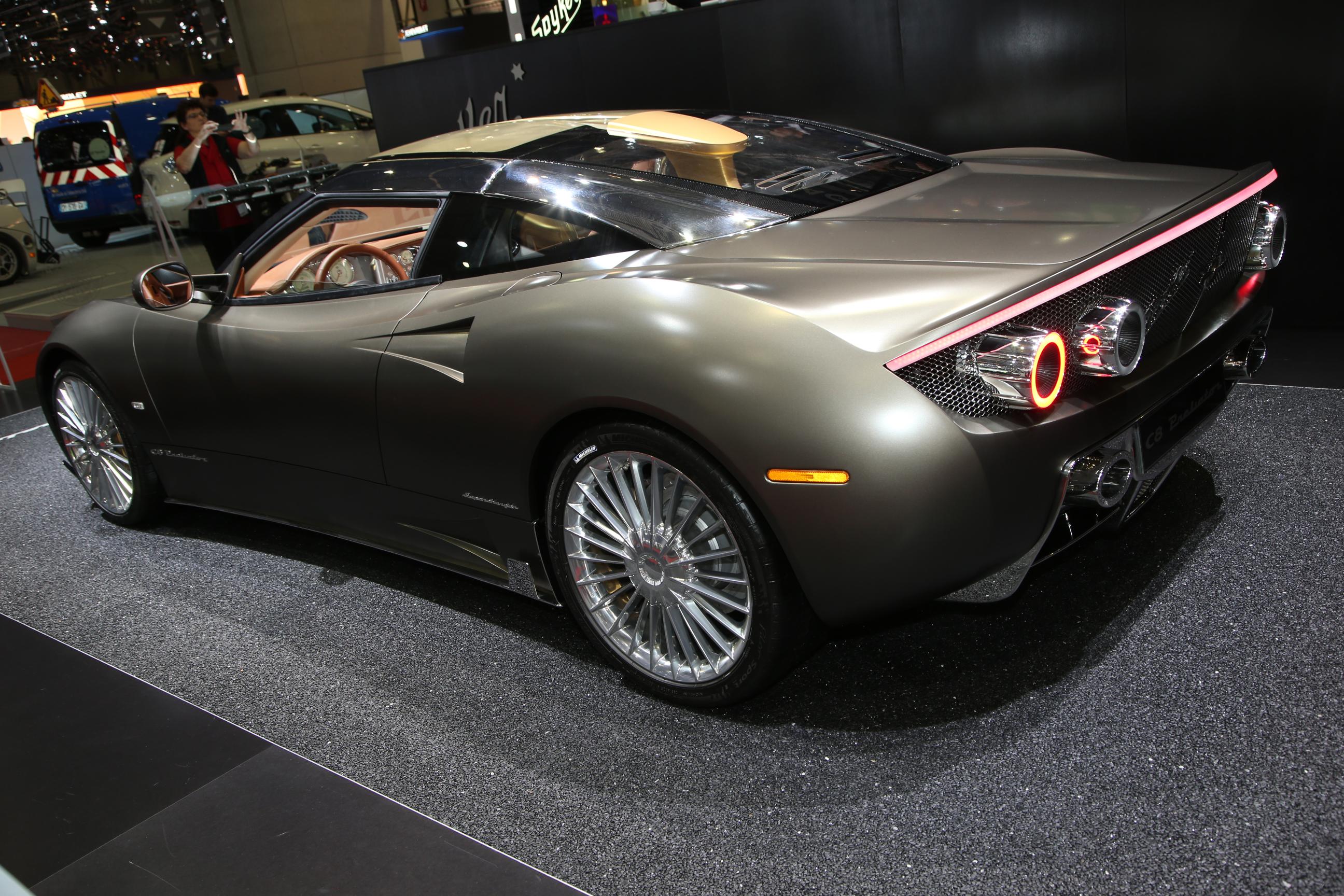 Spyker C8 Preliator met 525 pk naar de Autosalon van Geneve 2016.