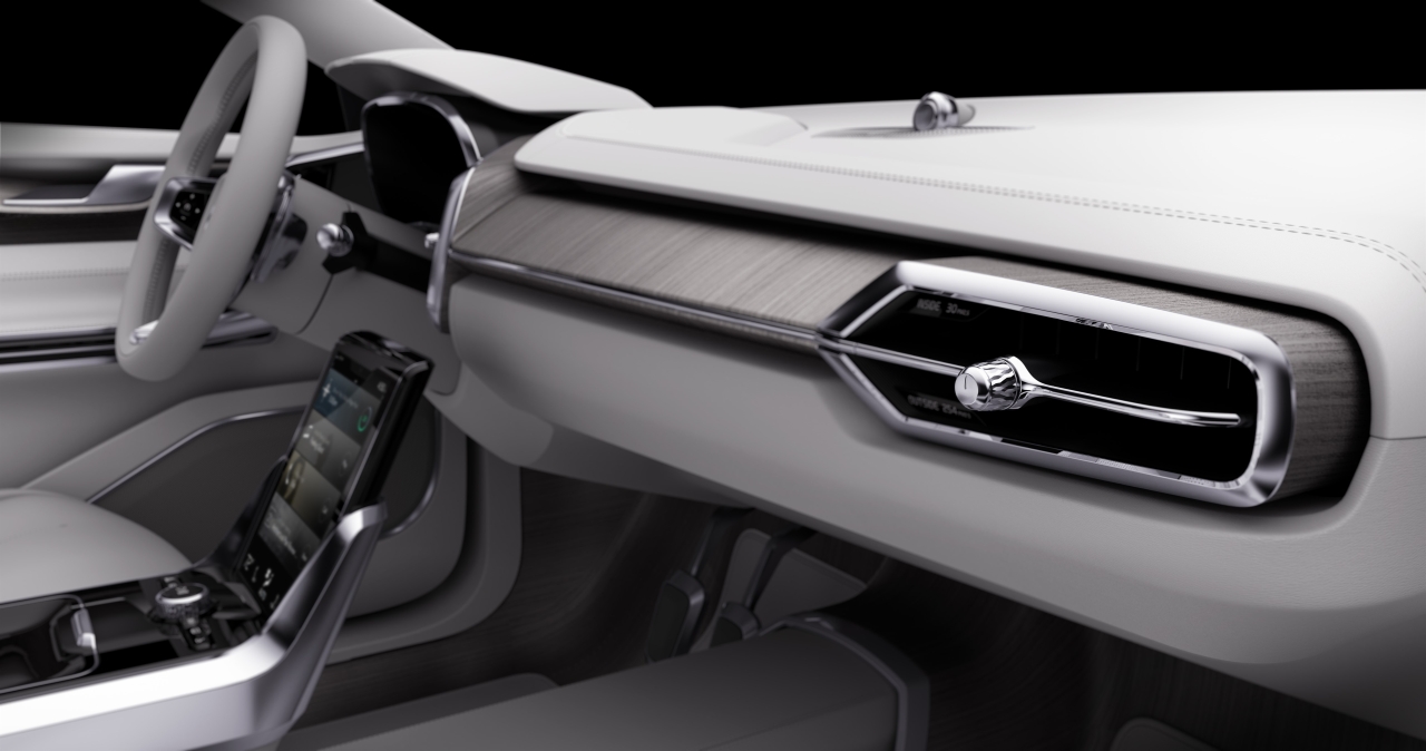Volvo Concept 26 laat zien hoe het interieur van de zelfrijdende auto zich aanpast aan de rijmodus. De autonoom rijdende auto maakt van een auto-interieur en lounge.