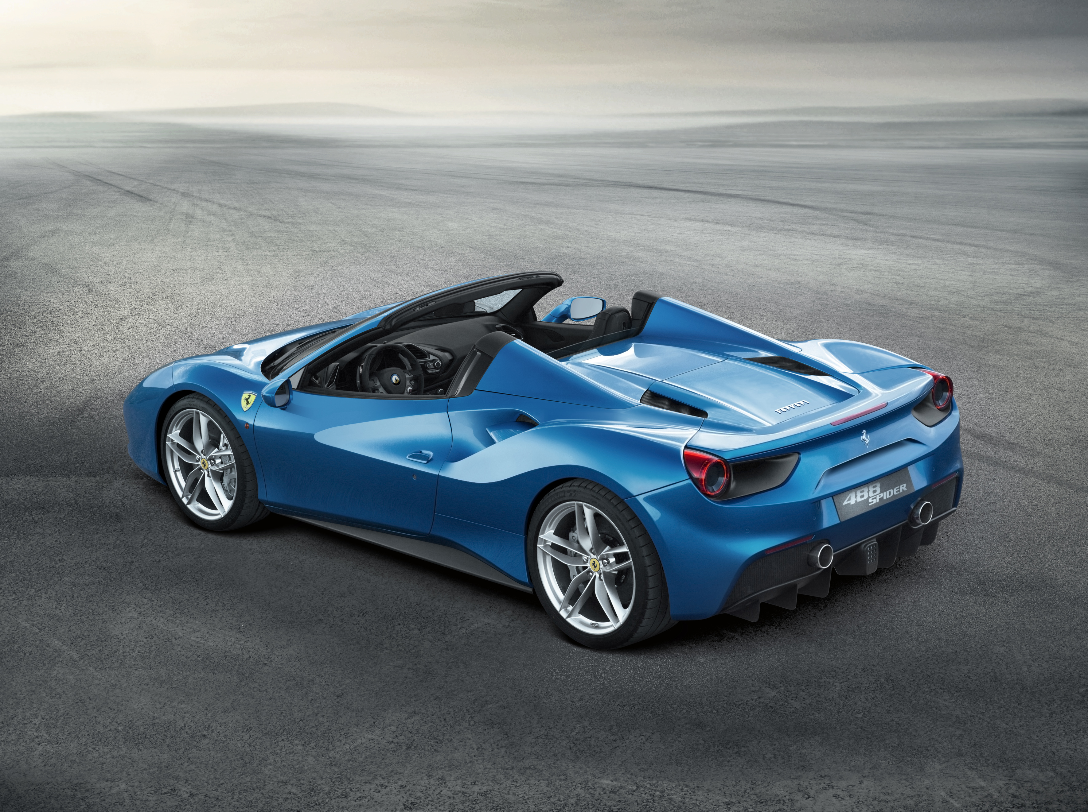 Ferrari 488 ook als Spider.