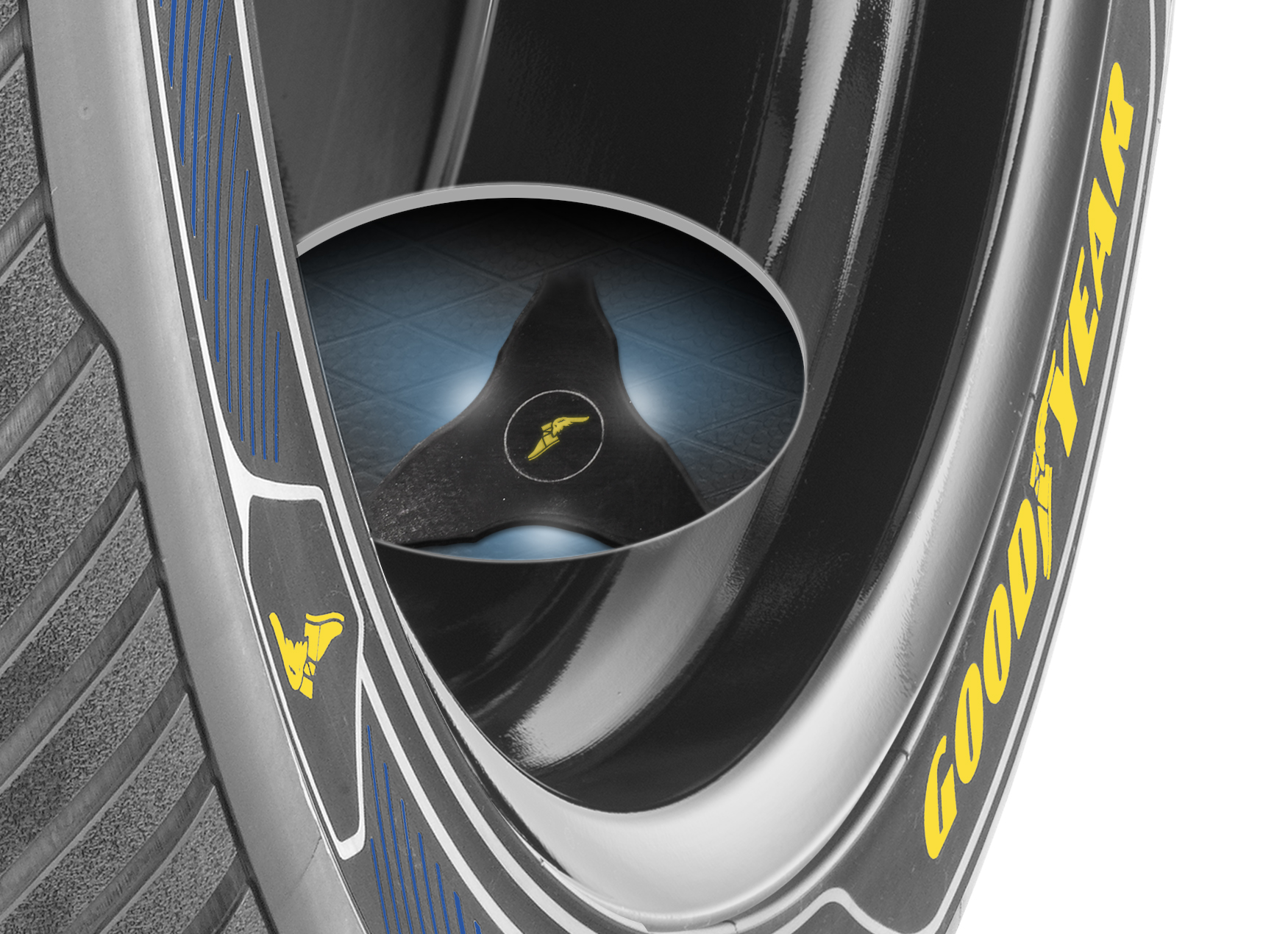 Goodyear werkt aan de perfecte band voor de zelfrijdende auto, een band die met sensoren de toestand van de band en het wegdek informeert aan de autonoom rijdende auto, ten behoeve van meer veiligheid
