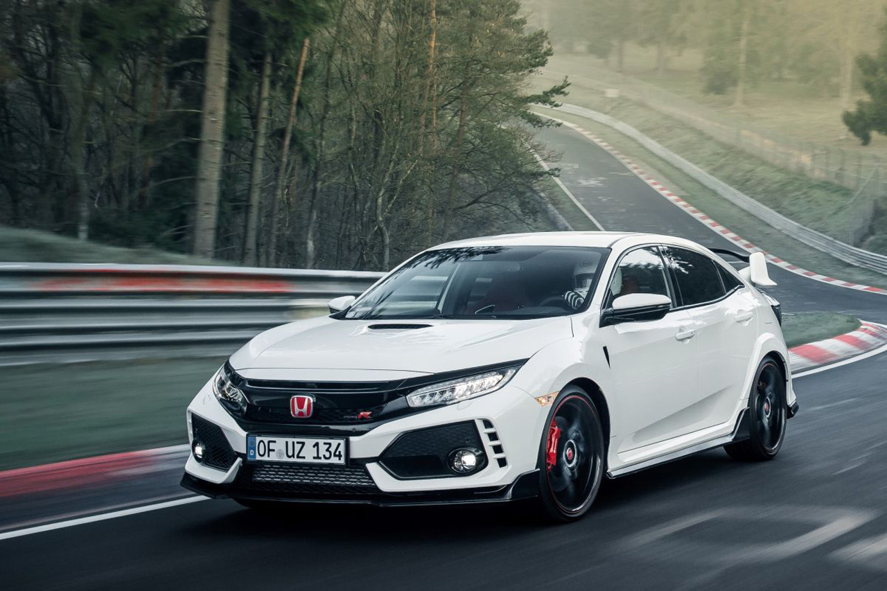 Honda zette een nieuwe recordtijd op de Nrburgring met de nieuwe Civic Type-R.